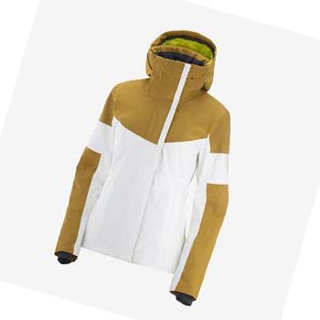 Chaquetas Salomon SPEED INSULATED Mujer Blancos | MX 2437KOR